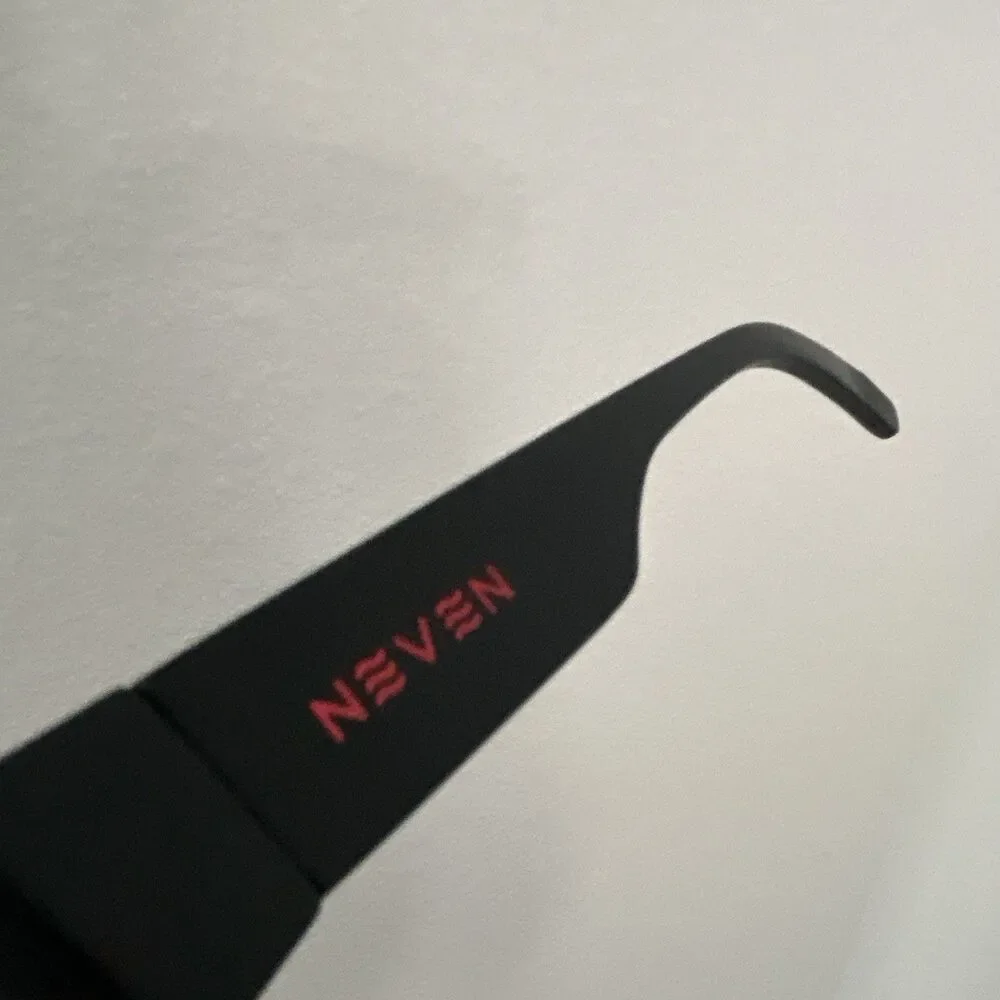 NEVEN Blacklist Redrum Rectangle Sunglasses Black Frame Black pre owned